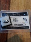 5.60ct of jet black natural diamond with certificat