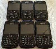6 x Blackberry 8520 x6 black, Untested stock (£25 delivery)