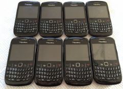 8 x Blackberry 8520 black, Untested stock (£25 delivery)