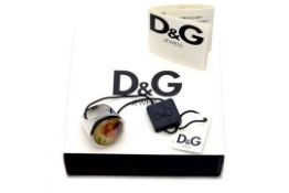 Ladies D&G Round Swap Medal Ring Euro Size 16 ( by D&G Jewels) - RRP: £79  Brand New & Boxed