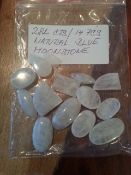 282cts/10 pcs natural blue moonstones
