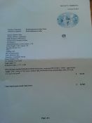 1.4ct natural aquamarine gem stone with retail replacement value of £567.85