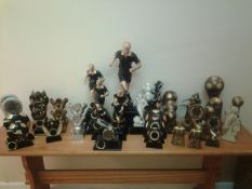 40 mixed unused Football Trophies