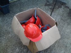 20 x Red construction Hard hats never been used