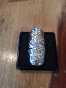 Stunning 14ct gold ring versace style very large ring