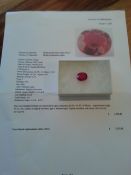 16.22ct natural pink topaz with retail replacement value of £1,712  .83