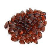 65x Pear Cut Garnet Gemstones totalling 21.58ct. Appraisal value $1,726.00 approx £1,134.24