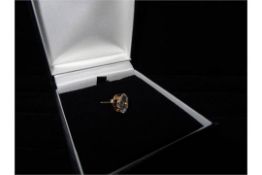 1 x 9 Carat Yellow Gold 10mm Cubic Zirconia Stud Earring. Very high retail value! Brand new and