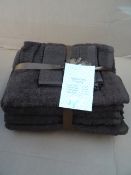 1 x Chamberlain & May 9 Piece Luxurious (DARK CHOCOLATE) 100% Egypian cotton Towel Bale. Price