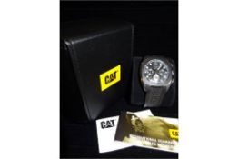 1 x CATERPILLAR JR 143 21 132 Watch complete with box and all accessories. NEW. *FINAL PRICE