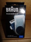 1 x Braun M90 Mobile Shave. Smooth Skin anytime, anywhere! With smartfoil technology. Washable.