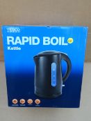 6 x Tesco Rapid Boil Kettles. 1.7L Capacity. Water Level indicator, Illuminating when boiling,