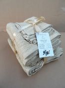 1 x Chamberlain & May 9 Piece Luxurious (WALNUT) 100% Egypian cotton Towel Bale. Price Marked at £