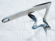 1 PC X 2KG STAINLESS STEEL Jet Style Anchor
Weight - 2KGS (Approx)
Height - 180MM
Length - 360MM
