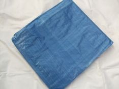 10 X 3.6 X 5.4MTR Blue Tarpaulin With Eyelets - Waterproof / Ground Sheet / Cover -BRAND NEW