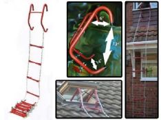 Safe 15 foot 255 lbs fire loft emergency escape ladder - BRAND NEW
Emergency Fire Safety Escape