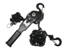 1 PC X 0.25T X 1.5 METRE Lever Hoist, BRAND NEW,
Safe Working Load - 0.25 Ton (250KGS)
Lift - 1.5