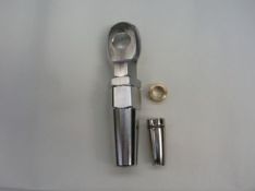 20PCS X STAINLESS STEEL SWAGELESS EYE TERMINALS 6MM - BRAND NEW
WIRE DIA. 6MM
Our stainless steel