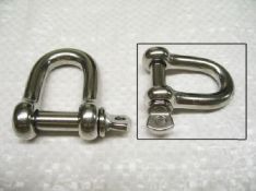 10PCS X 4MM STAINLESS STEEL Dee Shackle With Screw Collar Pin - BRAND NEW
Shackle And Pin DIA - 4MM