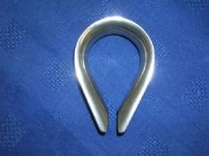 10PCS X 2MM STAINLESS STEEL THIMBLE - BRAND NEW
These wire rope thimbles are used for when a loop is