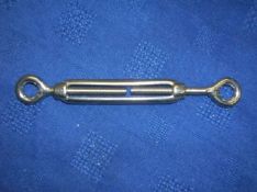 10PCS X 4MM STAINLESS STEEL TURNBUCKLE EYE & EYE  - BRAND NEW
Our open body turnbuckles have many