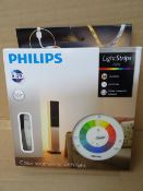 1 x Phillips Flex Light Strips. 16 Colours, cut to size, corner connectors included. 'Colour your
