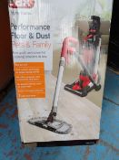 1 x VAX Performance Floor and Dust Pets and Family. Two quick cleaning solutions in one. Very high