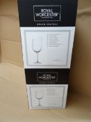 3 x 4 Pack Royal Worcester Grand Chateau Red Wine Glasses. RRP £35 per pack. Total RRP £105! Boxed!
