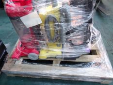 1 x Pallet (11) to contain 6 x Various Vacuum Cleaners to include brands such as Vax. Unchecked/