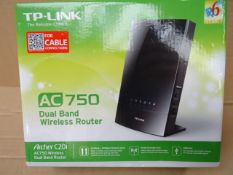 1 x TP-Link AC750 Dual Band Wireless Router. Archer C20i. Very high retail value! Unchecked/Untested