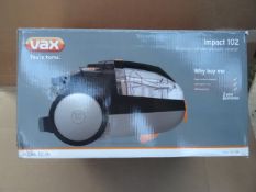 1 x VAX Impact 102 C86-TO-Be. Bagless Cyclonic Vacuum Cleaner. Very high retail value. Unchecked/