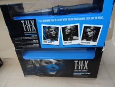 2 x THX Total Hair Experts Curvaceous locks styling wand. Digital variable heat control up to 230