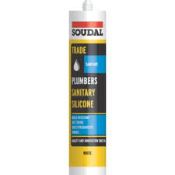 12 x  SOUDAL TRADE  BATHROOM, SHOWER & KITCHEN SILICONE300ml  WHITE