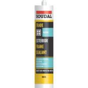 12 X SOUDAL TRADE PVC FRAME SEALANT BRILLIANT Clear