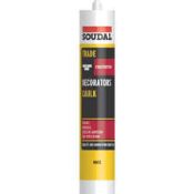 12 x  SOUDAL TRADE PAINTERS FLEXIBLE FILLER  DECORATORS CAULK  300ML WHITE