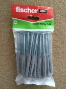 PALLET  OF 2,377 NEW PACKS OF FISCHER WALL FIXINGS IN  54 CASES APPROXIMATELY £15,000 RETAIL PRICE