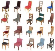 20 x Assorted Wooden Chairs

20 Chairs will be picked from the above chairs, we will try to keep