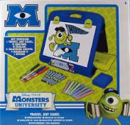 8 x Disney Monsters University Travel Art Easel. Each includes: 1 Travel Art Easel, 8 Crayons, 8