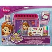 12 x Disney Sofia The First Deluxe Roll & Go Art Desks. RRP £15 Each! Total RRP £180! Brand new