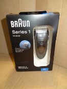 1 x Braun Series 1 190s- One Electric Shaver. RRP £69.99! Ergonomic design, extra wide foil and slim