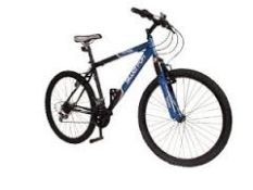1 x GRADE B - Silver FOX Turmoil. Front suspension Adult Mountine Bike. Comes in stylish blue and