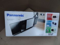 1 x Panasonic SC-HC37DB Compact Stereo System with iPhone/iPod Dock. RRP £119!! The slim body of the