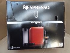 1 x Nespresso U Coffee Machine by Magimix (orange) RRP £139! The Nespresso U coffee machine by