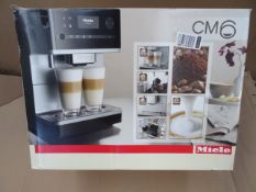 1 x Miele CM6300 Bean To Cup Freestanding coffee machine, in black. RRP £1,300! Top of the range