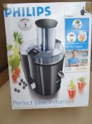 1 x Phillips Pure Essentials Collection Juicer. •Micro mesh filter made of stainless steel
•
