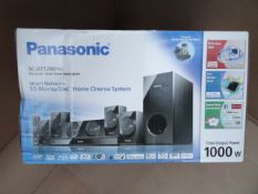 1 x Panasonic SC-BTT290EBK Full HD 1080p 3D 5.1ch Blu-ray Disc Home Cinema. •Full HD Blu-ray Disc