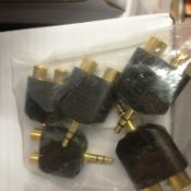 100 BAGS OF 5 TWIN CONNECTORS (500 IN TOTAL ) BRAND NEW