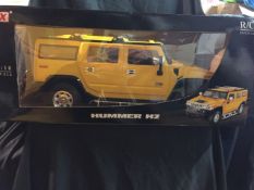 Radio Controlled Jeep Hummer H2 1:10- Super responsive digital radio controls and suspension on