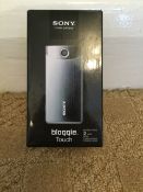 Sony MHSTS10B Bloggie Touch Screen Pocket Camcorder - Black/Silver (4x Digital Zoom, 12.8MP, 3-