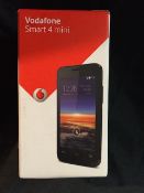 VODAFONE SMART 4 MINI - SALVAGE_ Customer return_Boxed_Unchecked. NO VAT ON THIS ITEM__ DELIVERY